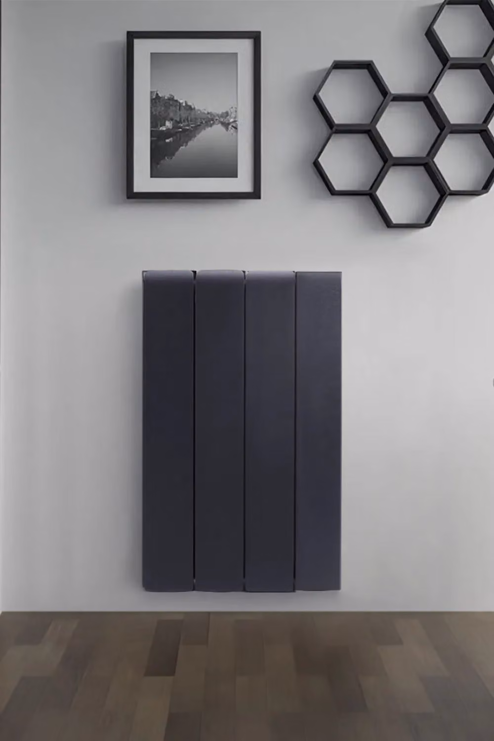 Living and Home 700W Wall Mounted Ceramic Electric Radiator Space Heater with App Control, Black – 2