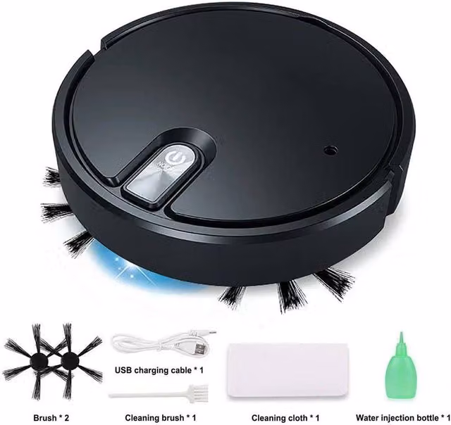 SPETLEK Smart Robot Vacuum Cleaner Automatic Sweeper in Black – 1