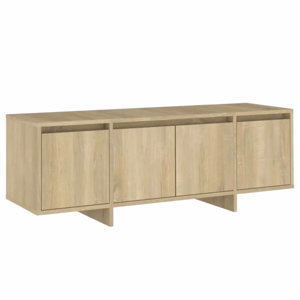 Berkfield Home Sonoma Oak TV Cabinet in Beige, W/D/H: 120 x 30 x 40.5 cm – 2