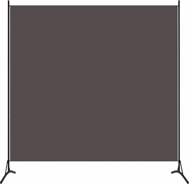 Berkfield Home 1-Panel Room Divider in Anthracite and Black, H: 175 cm, W: 180 cm – 1