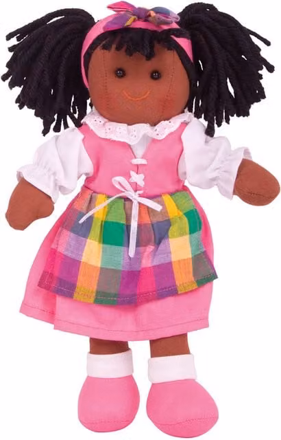 Bigjigs Toys Jess Doll in Pink and Multicolour