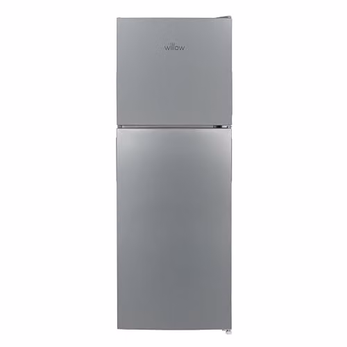 Willow Silver Small Top Mount Fridge Freezer 138L, W/D/H: 48.5 x 42 x 128.18 cm