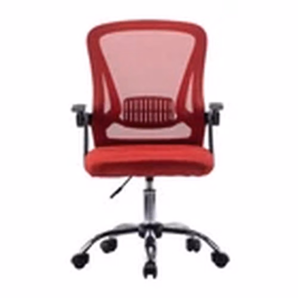 Kelvenix Ergonomic Mesh Desk Chair in Red with Armrests and Castors, H 120 x W 57 x D 42 cm – 3