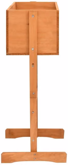Berkfield Home Garden Trellis Planter in Orange, Solid Firwood, W/D/H: 45 x 30 x 74 cm – 1