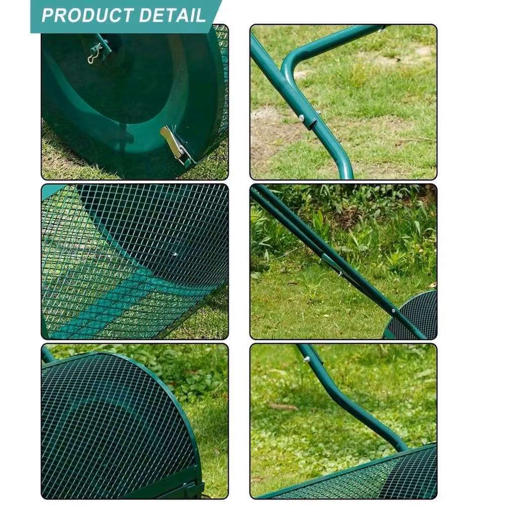 Havendro Green Manual Garden Compost Spreader, 76L Capacity – 3