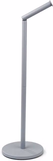 Crystals 2 in 1 Freestanding Toilet Paper Holder and Spare Roll Storage Rack in Grey Stainless Steel