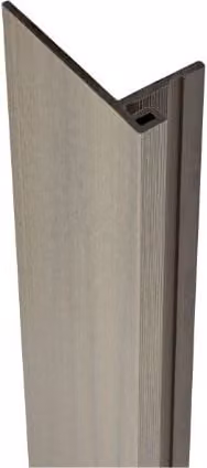 Ecoscape WPC Composite Slatted Cladding Reveal Trim Board in Silver Grey