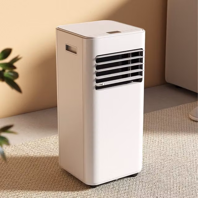 Livingandhome Portable Monobloc Mobile Air Conditioner, Fan and Dehumidifier with Remote Control, White