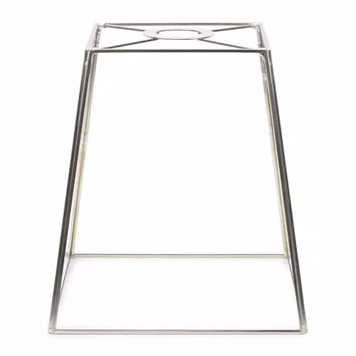 ValueLights Silver Chrome Metal and Clear Glass Lantern Easy Fit Ceiling Light Shade, Shade Width: 18 cm