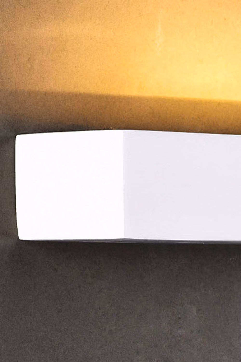 Harper Living White Ceramic Rectangular Wall Uplighter G9 – 4