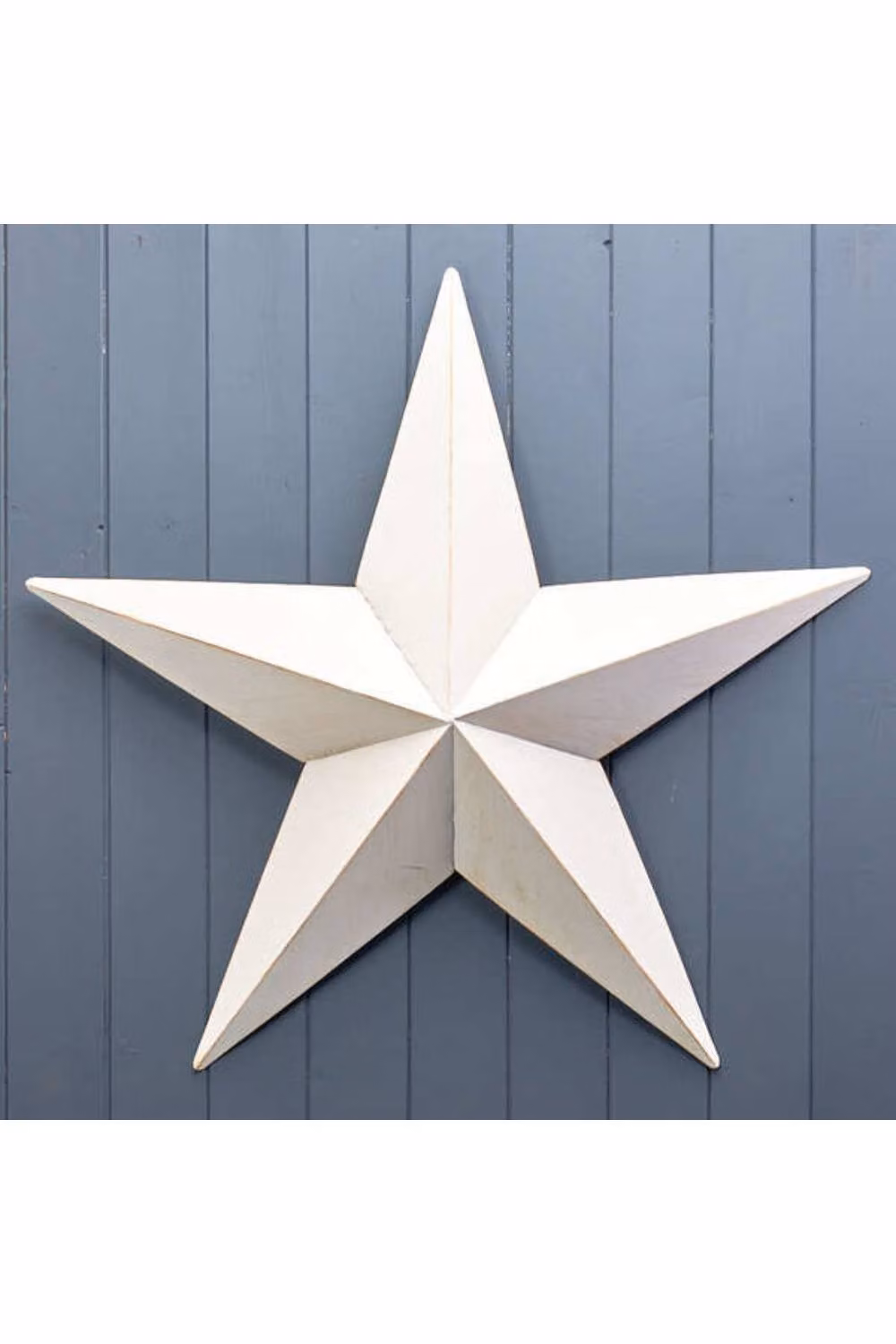 KDMD White Metal Star Wall Decorations – 2