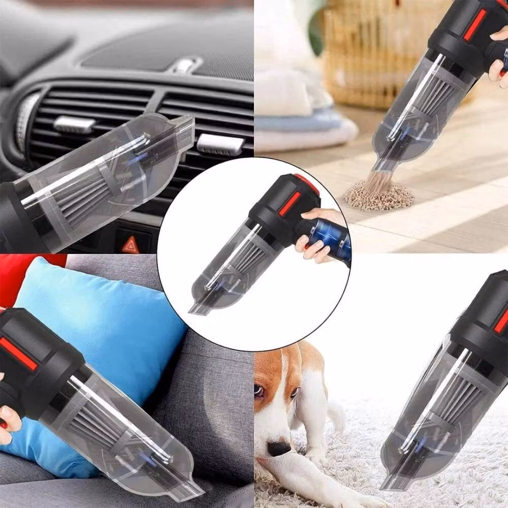 Kelvenix Cordless Wet and Dry Car Vacuum Cleaner with HEPA Filter and Blow Function in Black – 5