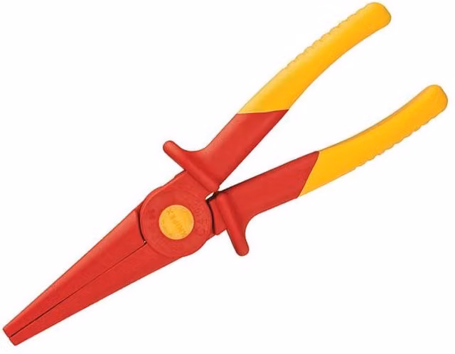 Knipex Long Nose Plastic Insulated Pliers, Red – 1