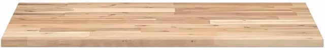 Berkfield Home Versatile Untreated Solid Wood Acacia Desk Top in Brown, W: 60 cm, D: 50 cm, H: 2 cm – 1