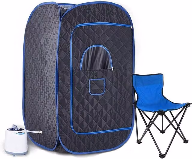 NESTLUNE Portable Steam Sauna Tent in Grey – 1