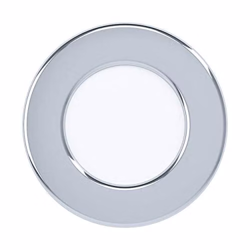 Loops Round Chrome LED Recessed Wall and Ceiling Downlight 2.7W
