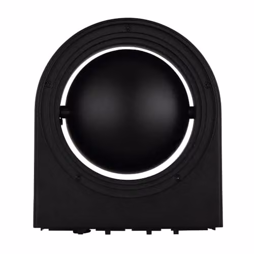 Netlighting Oko LED Outdoor Wall Down Lamp in Matt Black, IP44, Warm White 3000K – 3