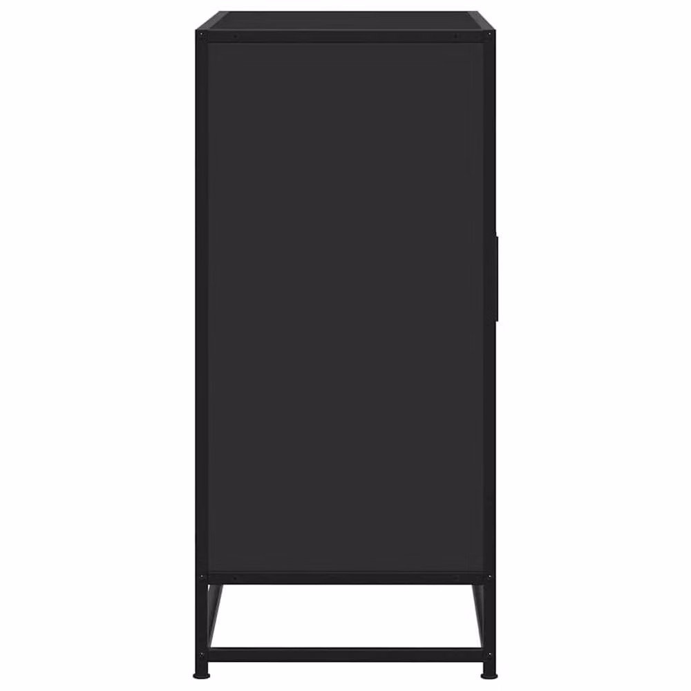 Berkfield Home Industrial Black Sideboard in MDF and Metal, W/D/H: 68 x 35 x 76 cm – 4