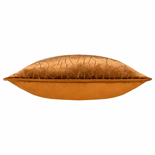 HOEM Malans Cut Velvet Piped Cushion in Bronze, W/D/H: 45 x 45 x 45 cm – 2