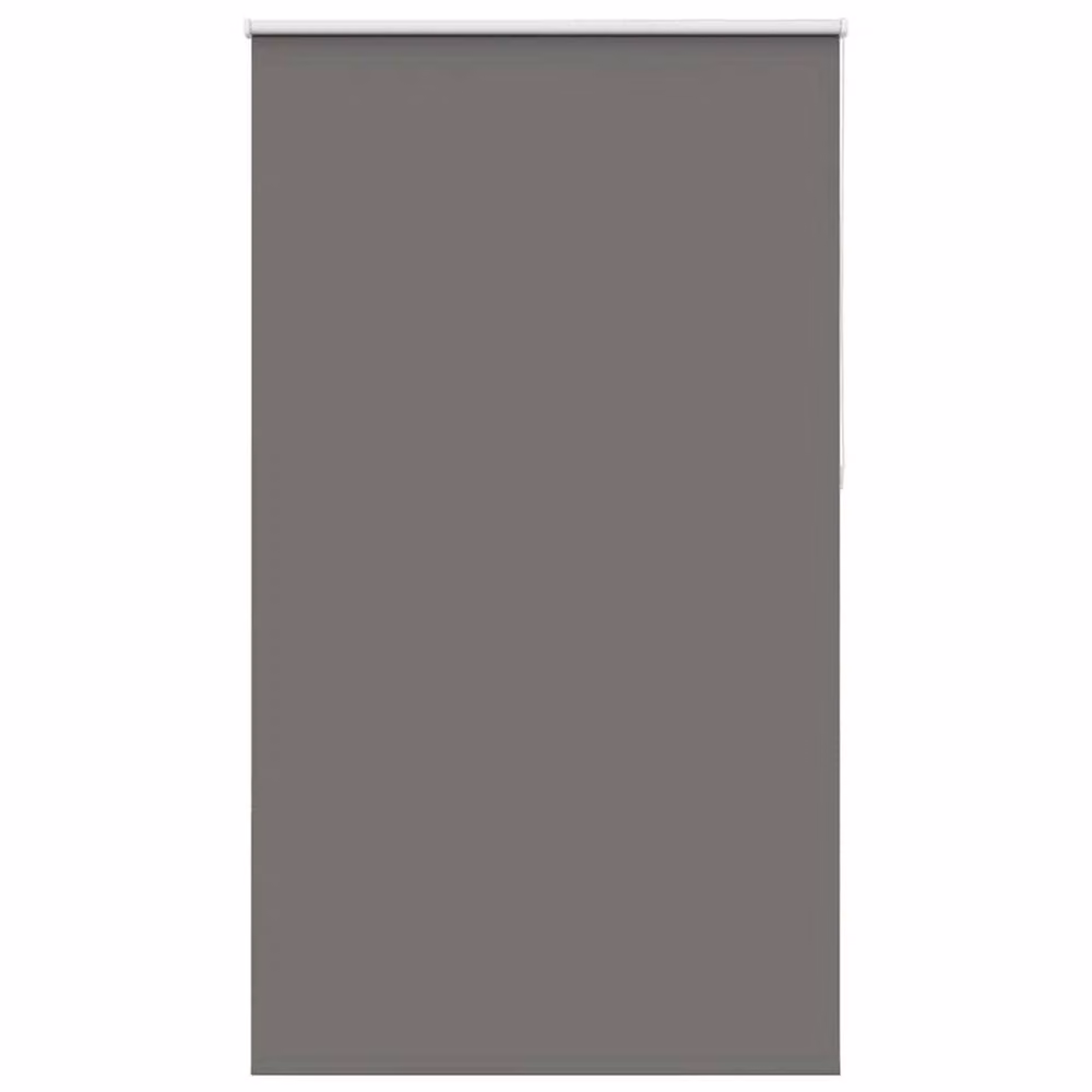 Berkfield Home Grey Blackout Roller Blind, Thermal Insulating Polyester, W: 125 cm, H: 210 cm – 1