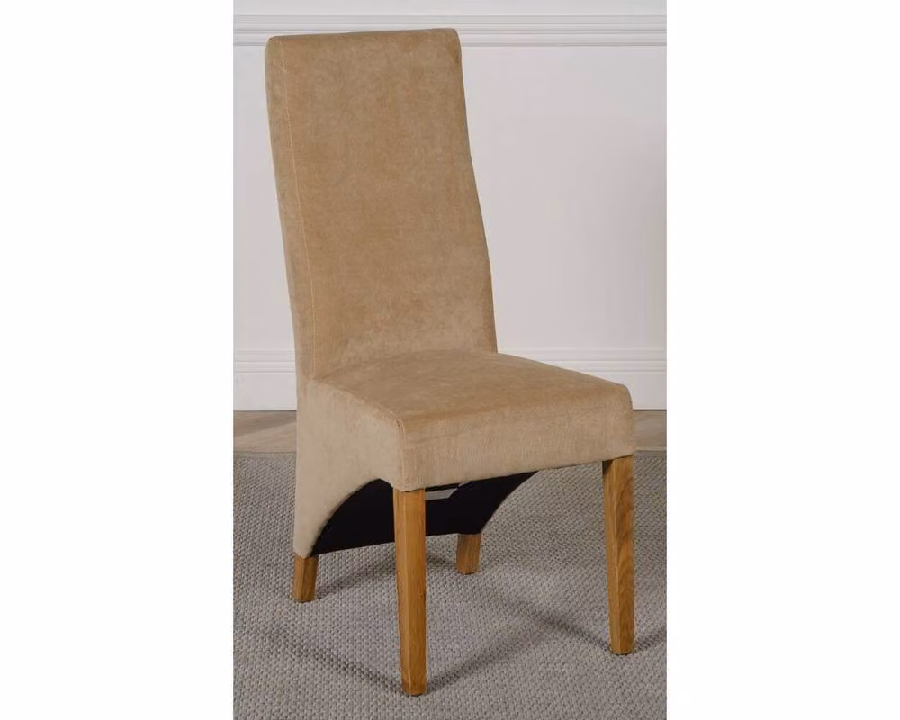 Thats Furniture Richmond Oak Extending Dining Table and 4 Lola Beige Fabric Chairs Set – 3