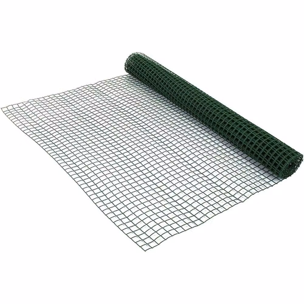 SPETLEK Green Galvanised Steel Welded Wire Mesh Fence for Aviaries, Rabbits and Chickens, 10m – 4