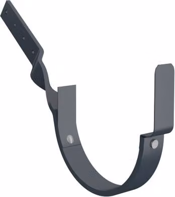 Lindab Steel Gutter Side Fix Rafter Angle Bracket, 150mm, Anthracite Grey