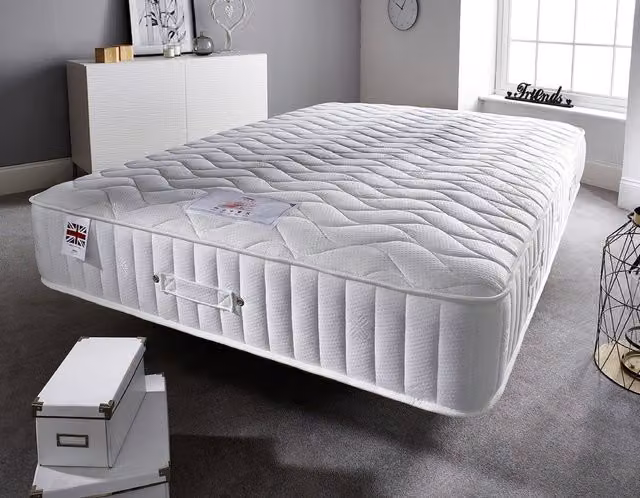 Somnior Washington 3000 Hybrid 5 Layer Memory Mattress in White, Size: Double (W/D/H: 140 x 200 x 30 cm) – 1