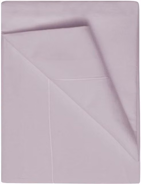 Belledorm 400 Thread Count Egyptian Cotton Flat Sheet, Purple, W: 140 cm, L: 200 cm
