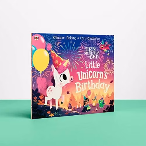 Ladybird Ten Minutes to Bed: Little Unicorn's Birthday Multicolour Paper Book – 4