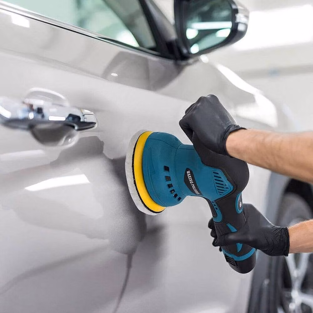 SPETLEK 2 Battery Cordless Car Polisher Buffer Machine in Turquoise – 2