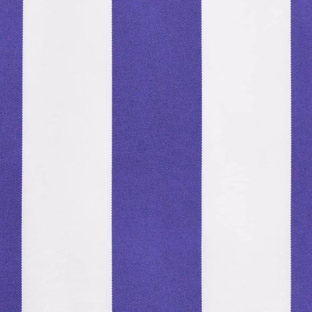 Berkfield Home Replacement Awning Valance Fabric in Blue and White Stripe, 6 m – 2