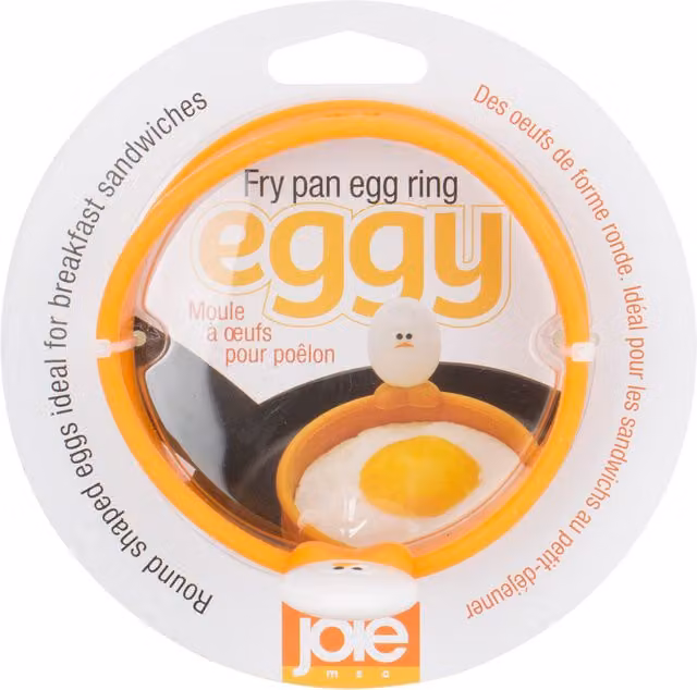 Joie Roundy Egg Shaping Ring, Orange Silicone