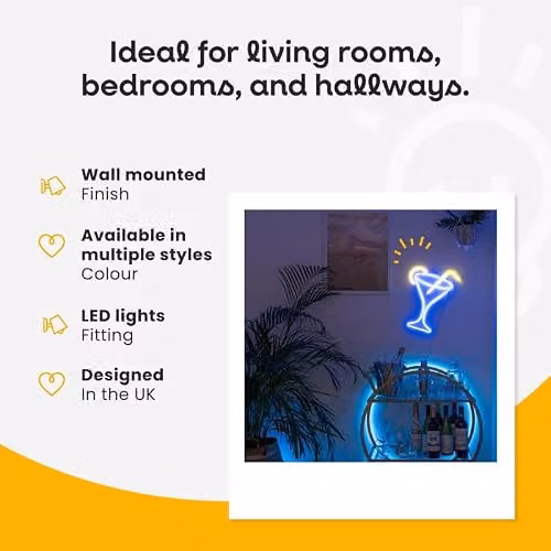 MiniSun Blue Dream Neon LED Light Sign, Blue – 2