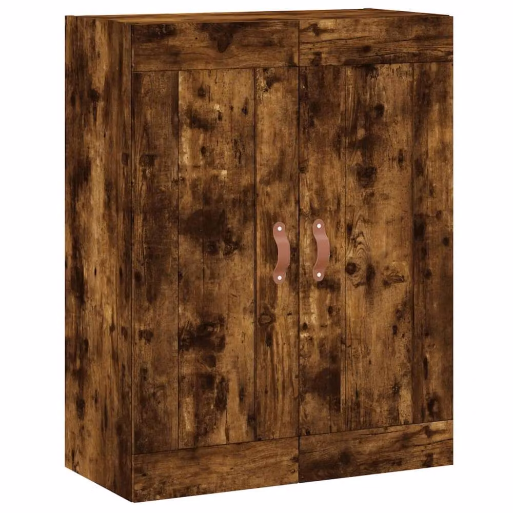 Berkfield Home Wall Mounted Smoked Oak Cabinet in Brown, W/D/H: 69.5 x 34 x 90 cm – 3