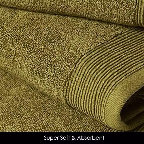 Homescapes Set of 2 Green Cotton Face Cloths, 30 x 30 cm – 2