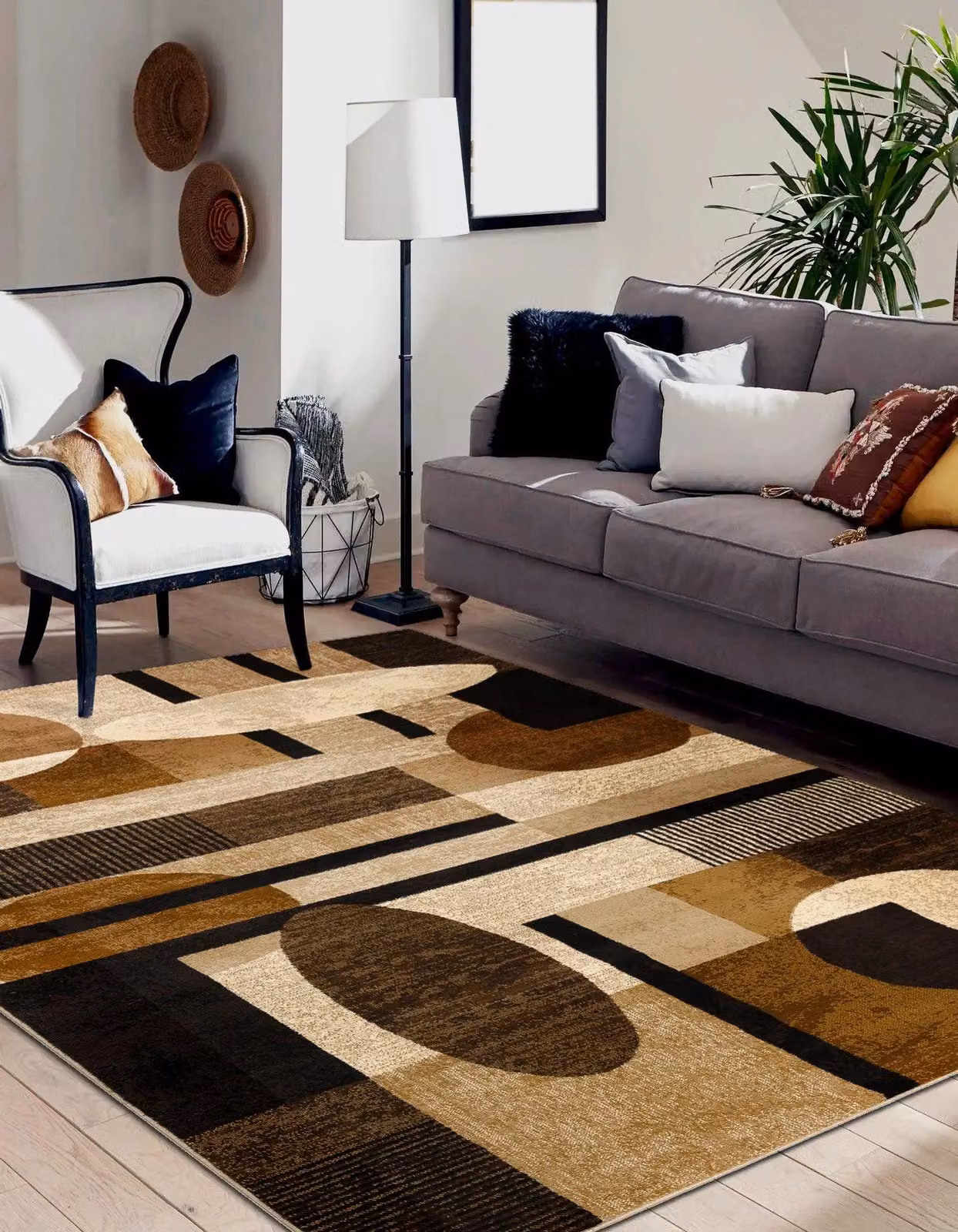 RugsX Vintage Royal Rug in Beige, W: 200 cm, D: 100 cm – 4
