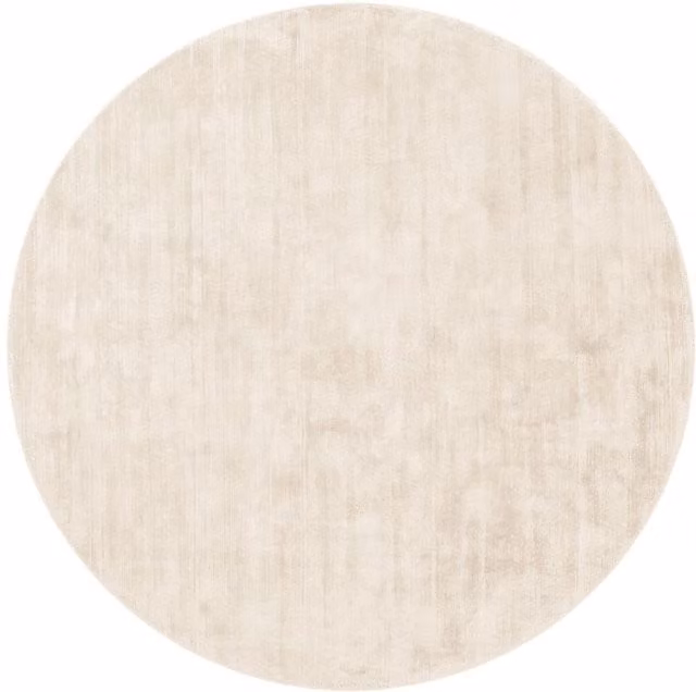 Hanse Home Viscose Plain Rectangular Rug in Beige and Multicolour, W: 300 cm, D: 200 cm