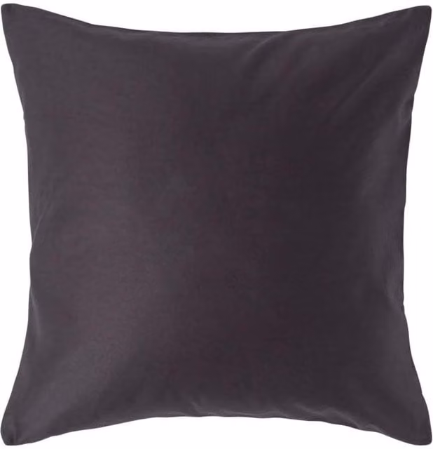 Homescapes 1000 Thread Count Egyptian Combed Cotton Housewife Pillowcase in Anthracite Grey, Width: 40 cm