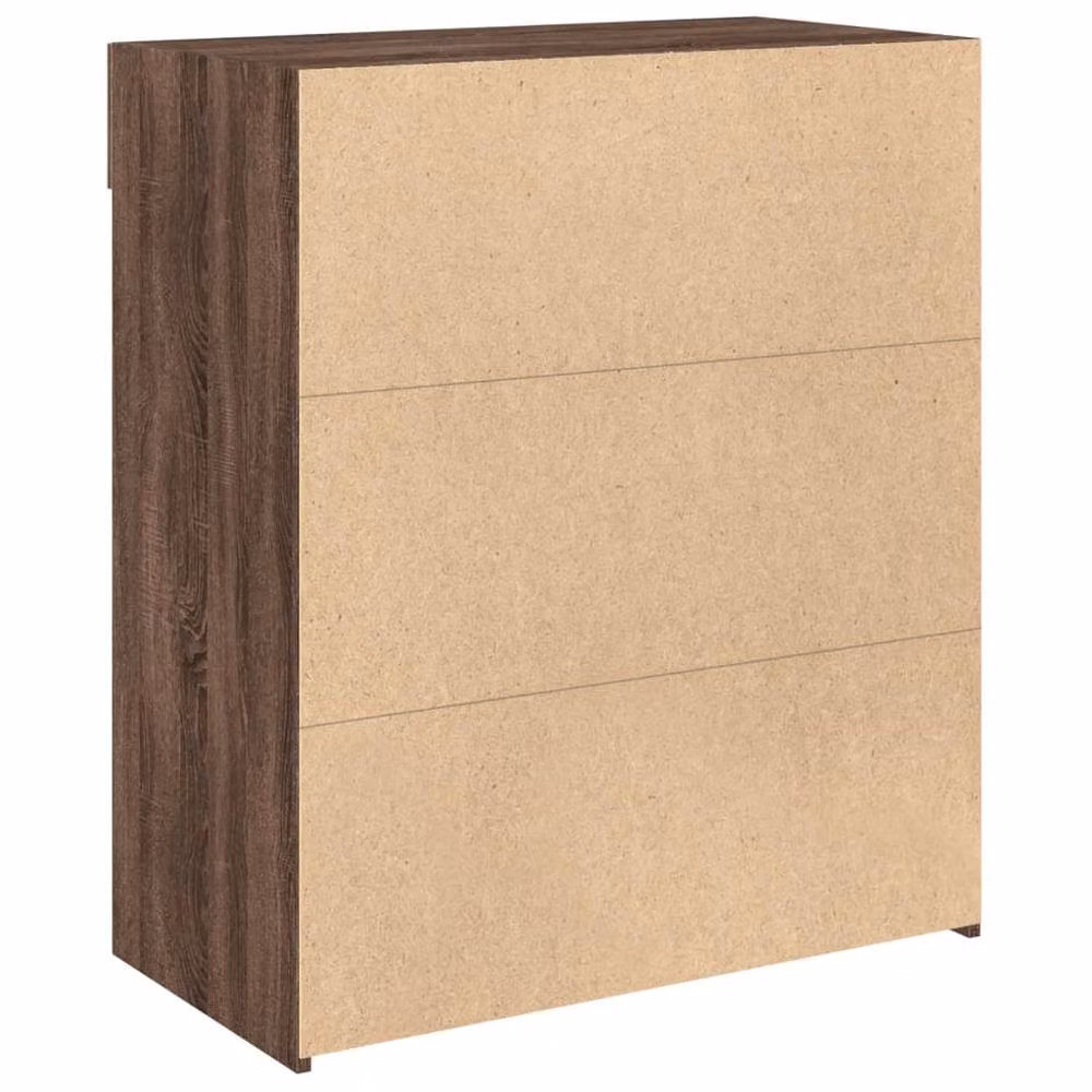 Berkfield Home Brown Oak Sideboard, W: 80 cm, D: 42.5 cm, H: 93 cm – 5