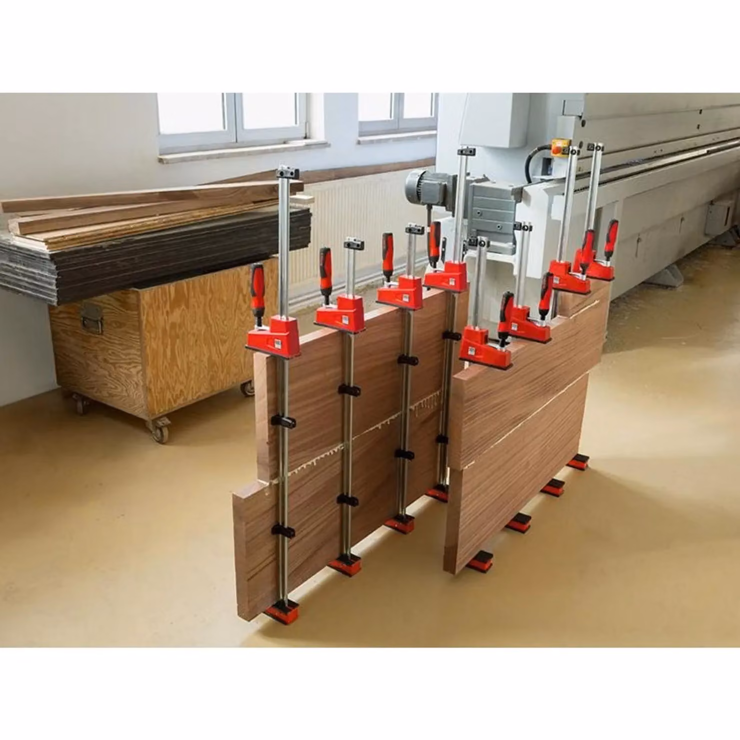 Bessey K Body Parallel Jaw Clamp Kre, Red and Multicolour, 800 mm – 2