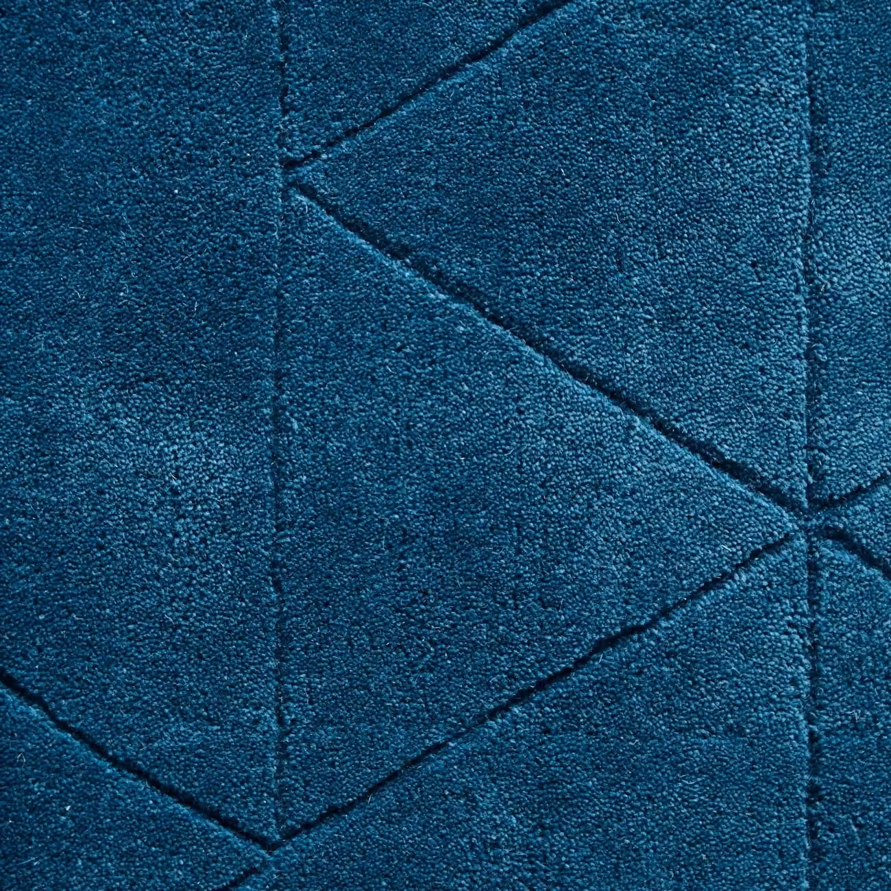 The Rug Shop UK Petrol Teal Modern Machine Woven Checked Rectangular Area Rug W: 150 cm, L: 230 cm – 4