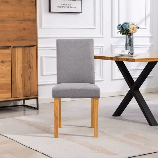 Artemis Home Almont Fabric Dining Chairs, Set of 2, Grey