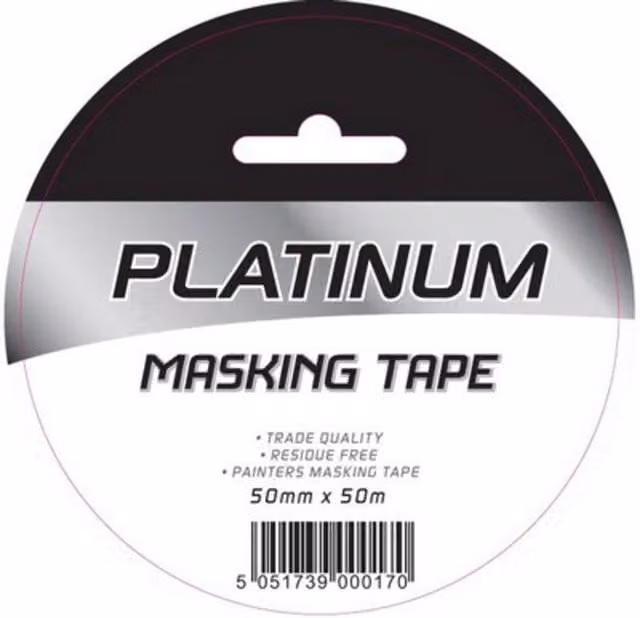 Ultratape Rhino General Purpose Masking Tape, White, W: 48 mm, L: 50 m