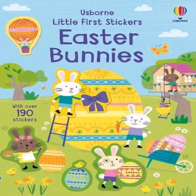 Jessica Greenwell Little First Sticker Book Easter Bunnies Multicolour Paperback by Usborne Publishing Ltd