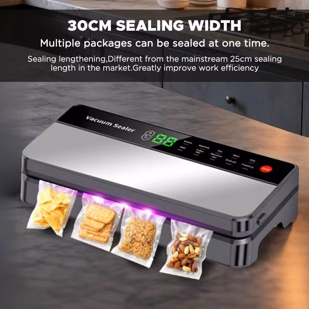 FLAVORA 12-in-1 Vacuum Food Sealer Machine in Black – 6