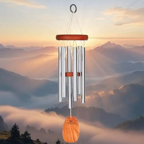 Woodstock Chimes Amazing Grace Small Silver Wind Chime – 2