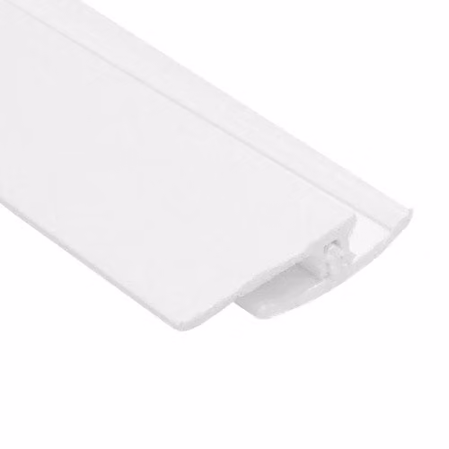 Cesco AM Clad Antimicrobial White PVC Two Part Vinyl Floor Hygiene Cladding Trim, 3m
