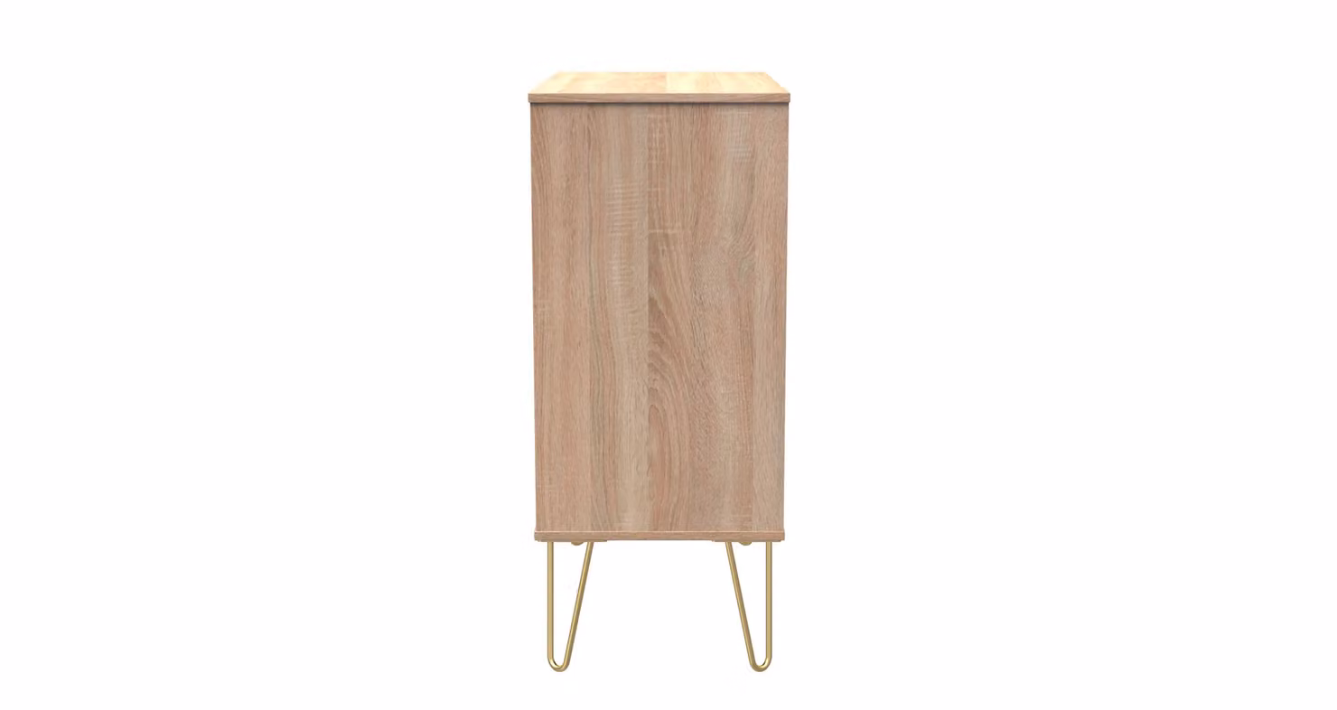Ready Assembled 2 U Dallas 4 Drawer Chest in Light Oak – 2