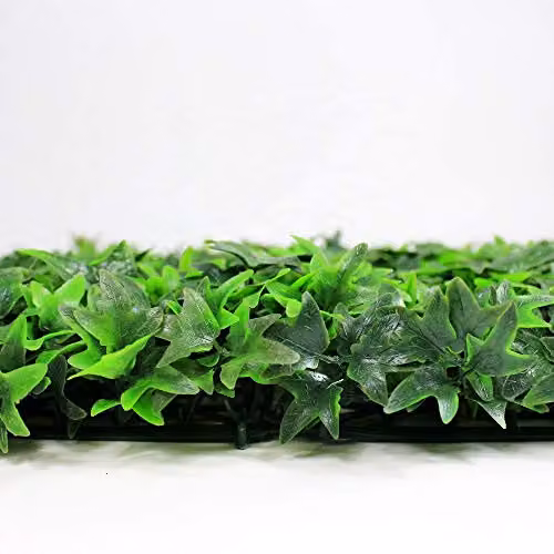 Best Artificial Green Ivy Hedging Mat for Living Walls, W/D/H: 50 x 50 x 50 cm – 4